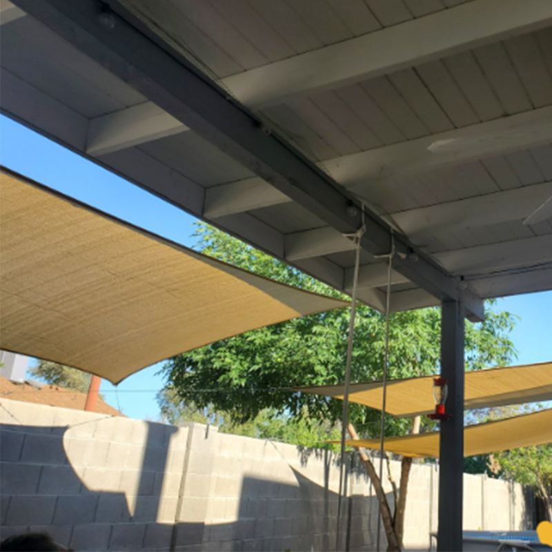 सनशेड नेट कसरी स्थापना गर्ने